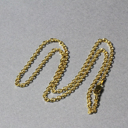 14k Yellow Gold Diamond Cut Cable Link Chain (2.20 mm)