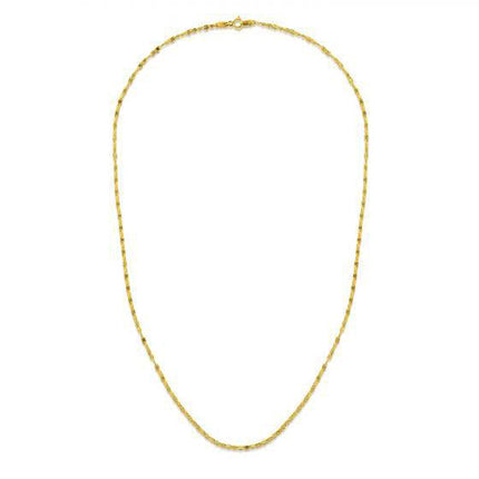 14k Yellow Gold Sparkle Valentino Chain (1.70 mm)