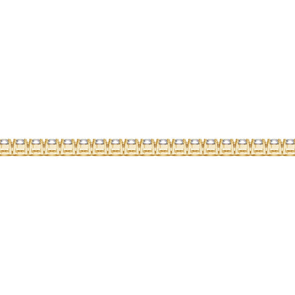 Lab Grown Round Diamond Tennis Bracelet in 14k Yellow Gold (3 cctw F/G  VS2/SI1)