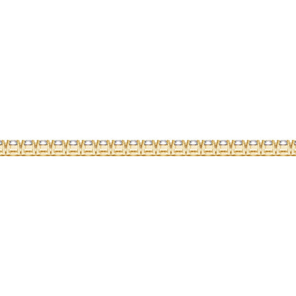 Lab Grown Round Diamond Tennis Bracelet in 14k Yellow Gold (2 cctw F/G  VS2/SI1)