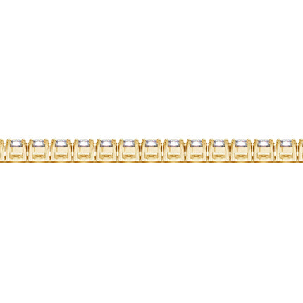 Lab Grown Round Diamond Tennis Bracelet in 14k Yellow Gold (8 cctw F/G  VS2/SI1)