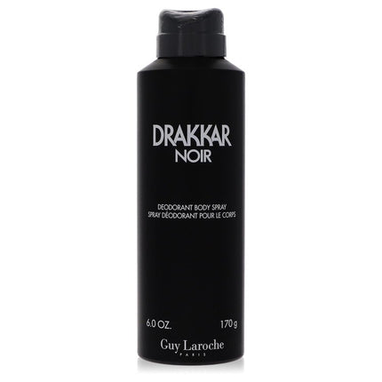 Drakkar Noir by Guy Laroche Deodorant Body Spray 6 oz for Men