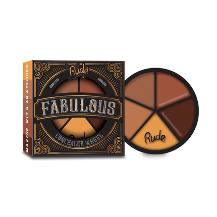 RUDE Fabulous Concealer Wheel - Dark