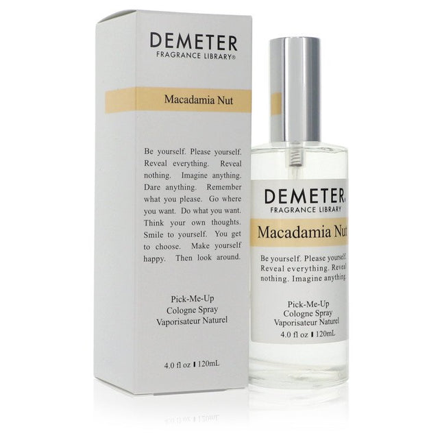 Demeter Macadamia Nut by Demeter Cologne Spray (Unisex) 4 oz for Women