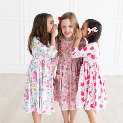 Dream Big Little One 3/4 Pocket Twirl Dress