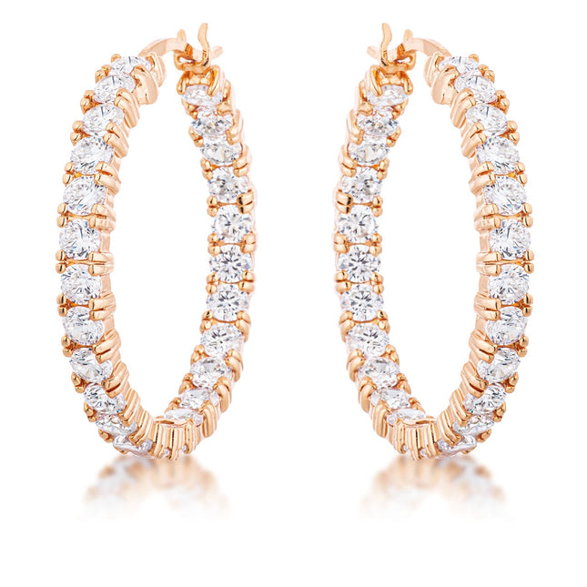 CZ Hoop Earrings