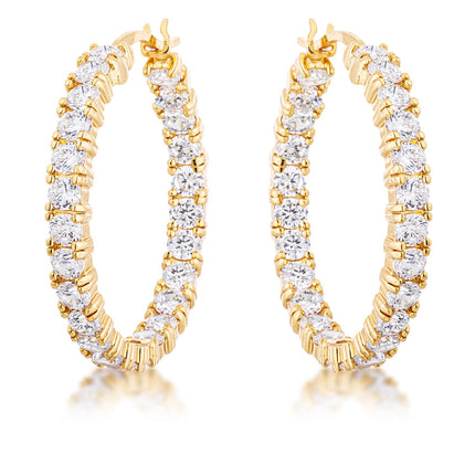 CZ Hoop Earrings