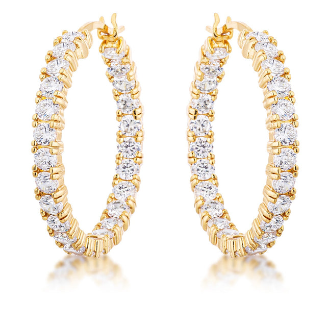 CZ Hoop Earrings