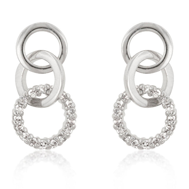 Finish Triplet Hooplet Earrings