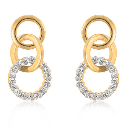 Finish Triplet Hooplet Earrings