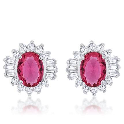 Chrisalee 3.3ct CZ Classic Stud Earrings