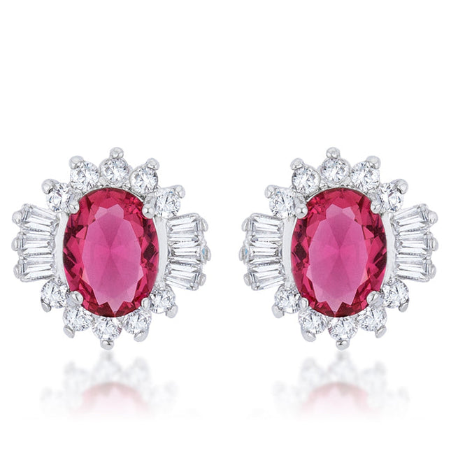 Chrisalee 3.3ct CZ Classic Stud Earrings
