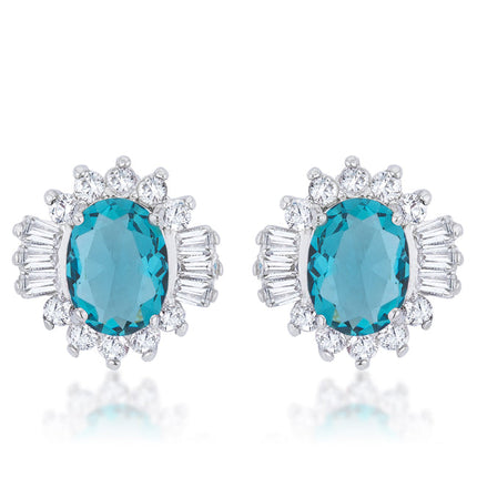 Chrisalee 3.3ct CZ Classic Stud Earrings