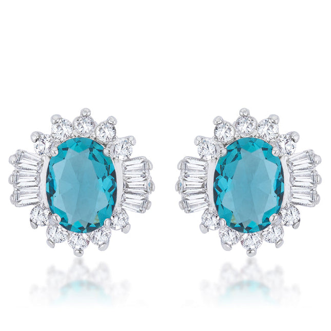 Chrisalee 3.3ct CZ Classic Stud Earrings