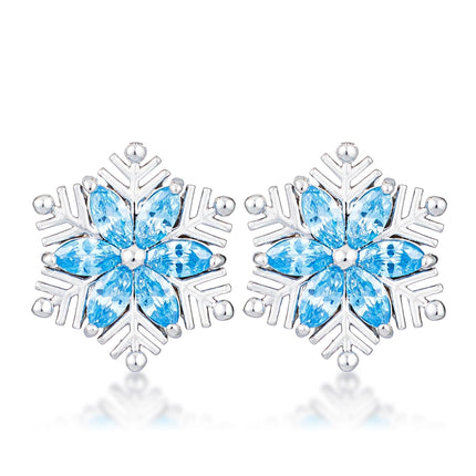 Marquise Snowflake Earrings