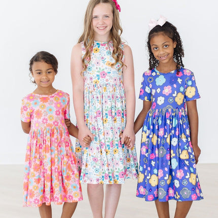 Floral Frenzy S/S Pocket Twirl Dress