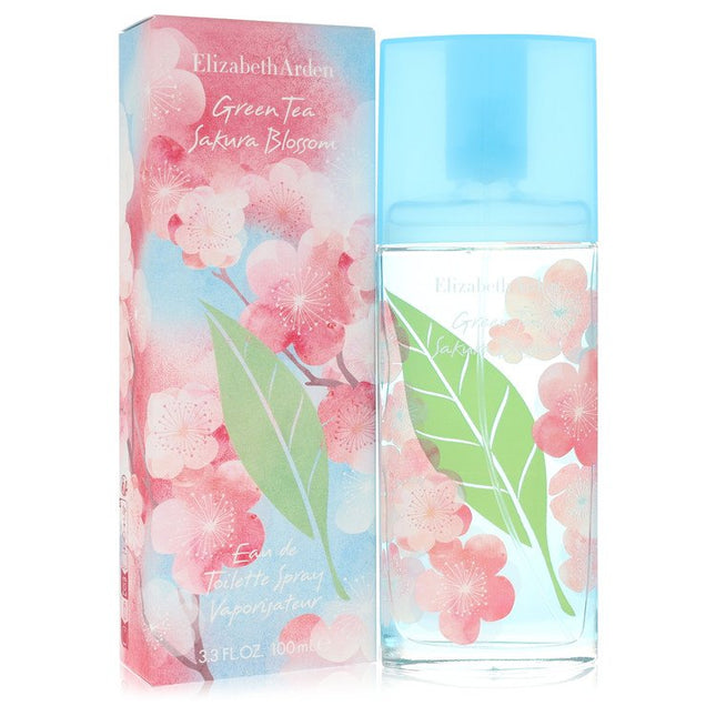 Green Tea Sakura Blossom by Elizabeth Arden Eau De Toilette Spray 3.3 oz for Women