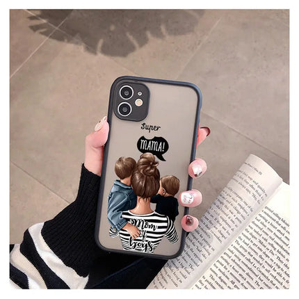 Super Mom Dad Hard Baby Girl Phone Case For iphone