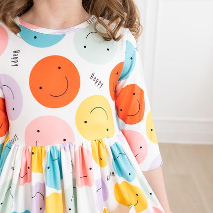 Happy Days 3/4 Pocket Twirl Dress