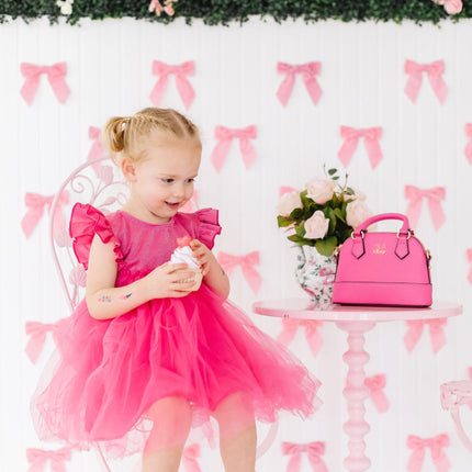 Hot Pink Shimmer Tutu Dress