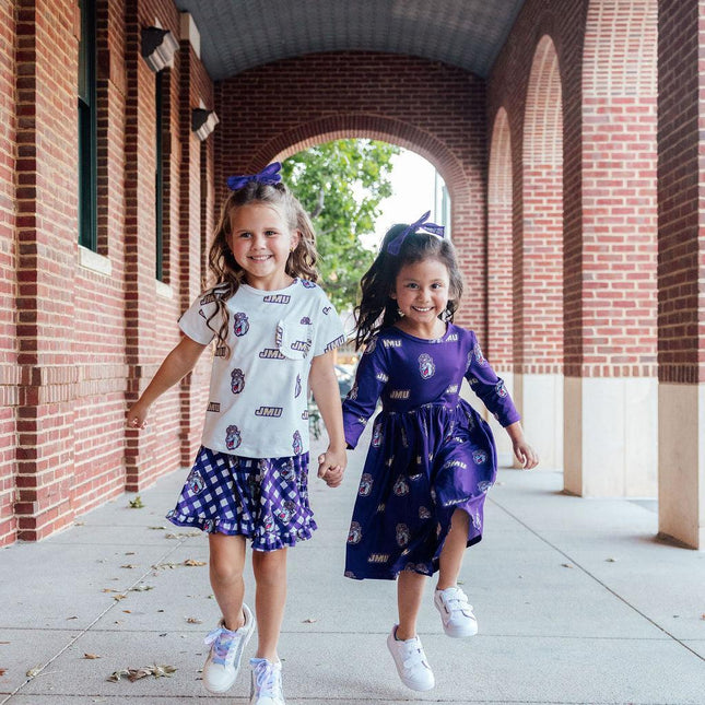 JMU Plaid Duke Dog Twirl Skort