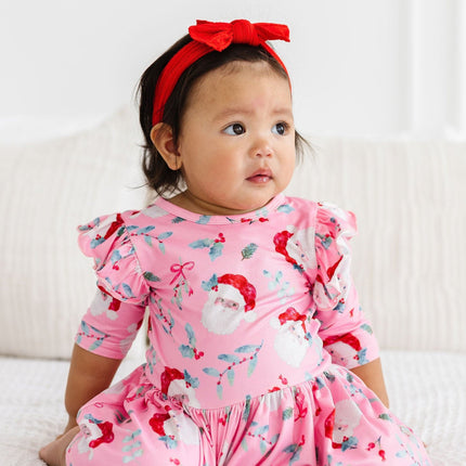 Jolly Old Saint Nick Twirl Flutter Bodysuit