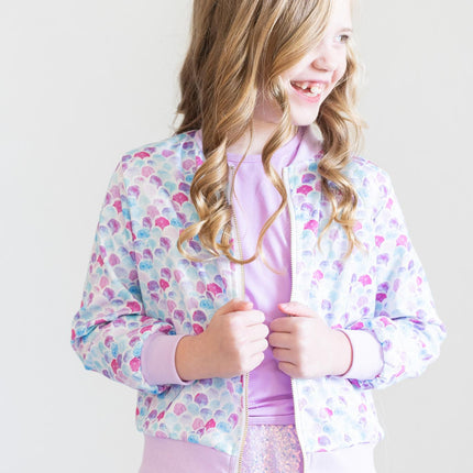 Mermaid Scales Satin Jacket