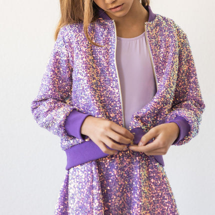 Purple Sequin Jacket