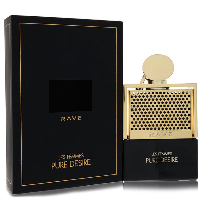 Lattafa Rave Pure Desire Gold by Lattafa Eau De Parfum Spray 3.4 oz for Women