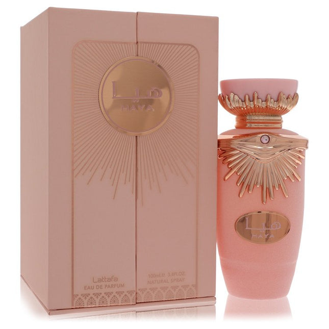 Lattafa Haya by Lattafa Eau De Parfum Spray 3.4 oz for Women