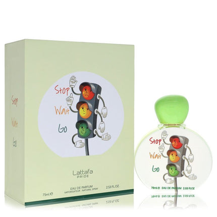 Lattafa Pride Stop Wait Go by Lattafa Eau De Parfum Spray (Unisex) 2.5 oz for Men