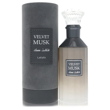 Lattafa Velvet Musk by Lattafa Eau De Parfum Spray (Unisex) 3.4 oz for Men