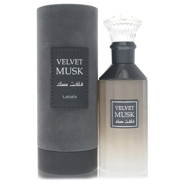 Lattafa Velvet Musk by Lattafa Eau De Parfum Spray (Unisex) 3.4 oz for Men