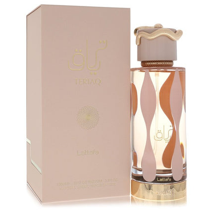 Lattafa Teriaq by Lattafa Eau De Parfum Spray (Unisex) 3.4 oz for Women
