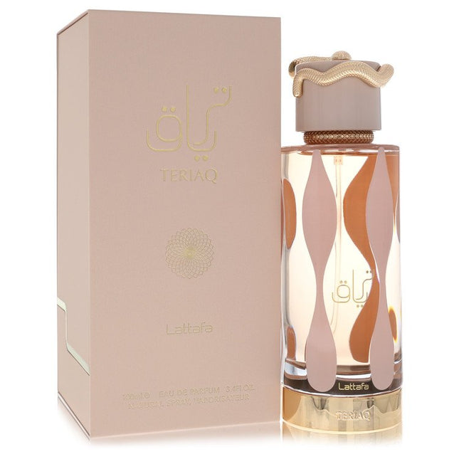 Lattafa Teriaq by Lattafa Eau De Parfum Spray (Unisex) 3.4 oz for Women