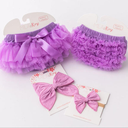 Lavender Ruffle Tutu Bloomer