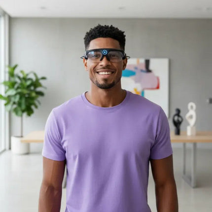 Bluetooth Audio Smart Glasses with Polarized UV400 Lenses | Wireless Stereo Music & Hands-Free Calling Sunglasses
