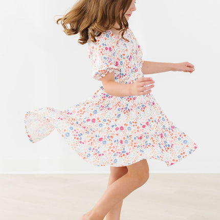 Meadow Magic Smocked Ruffle Dress