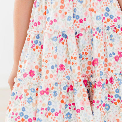 Meadow Magic Smocked Ruffle Dress