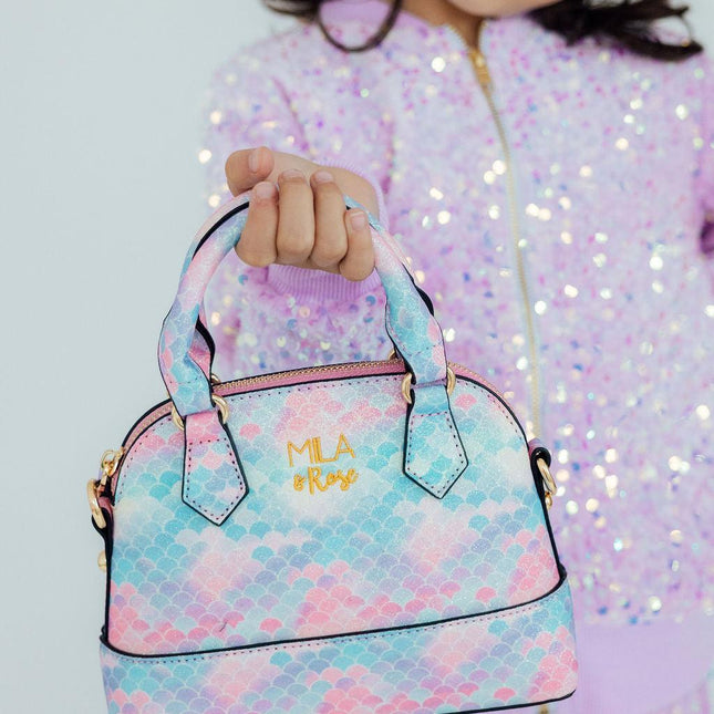 Mermaid Glitter Girl's Crossbody Purse