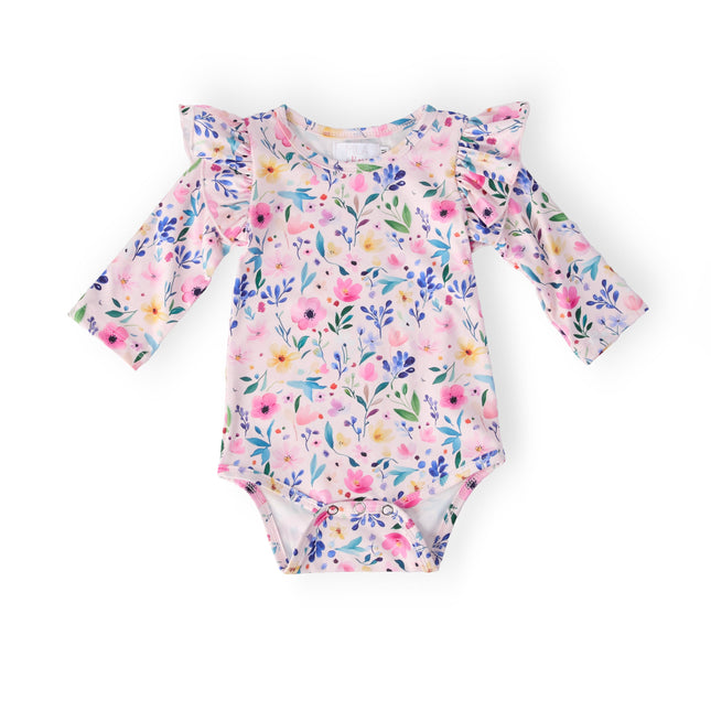 Morning Meadows L/S Flutter Bodysuit