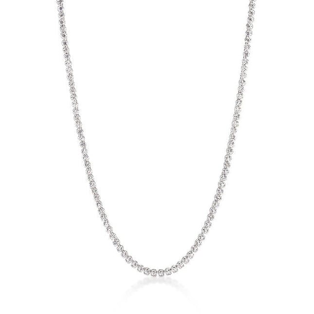 Long Elegant Cubic Zirconia Necklace