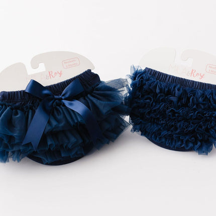 Navy Blue Ruffle Tutu Bloomer