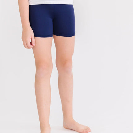 Navy Twirl Shorts