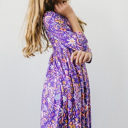 No Bad Days 3/4 Sleeve Pocket Twirl Dress