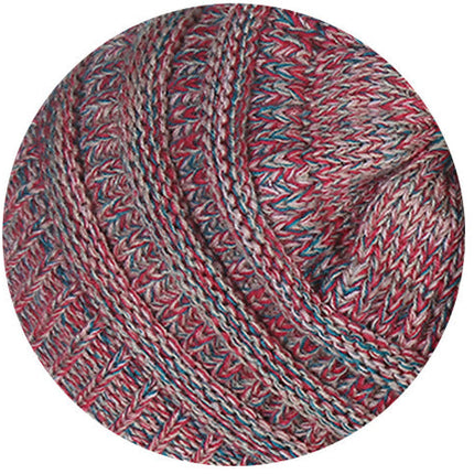 Warm Hat Thickening Not Fleece-lined Knitting Plus Fur Ball
