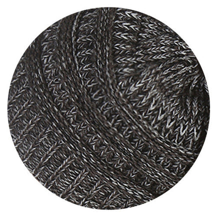 Warm Hat Thickening Not Fleece-lined Knitting Plus Fur Ball