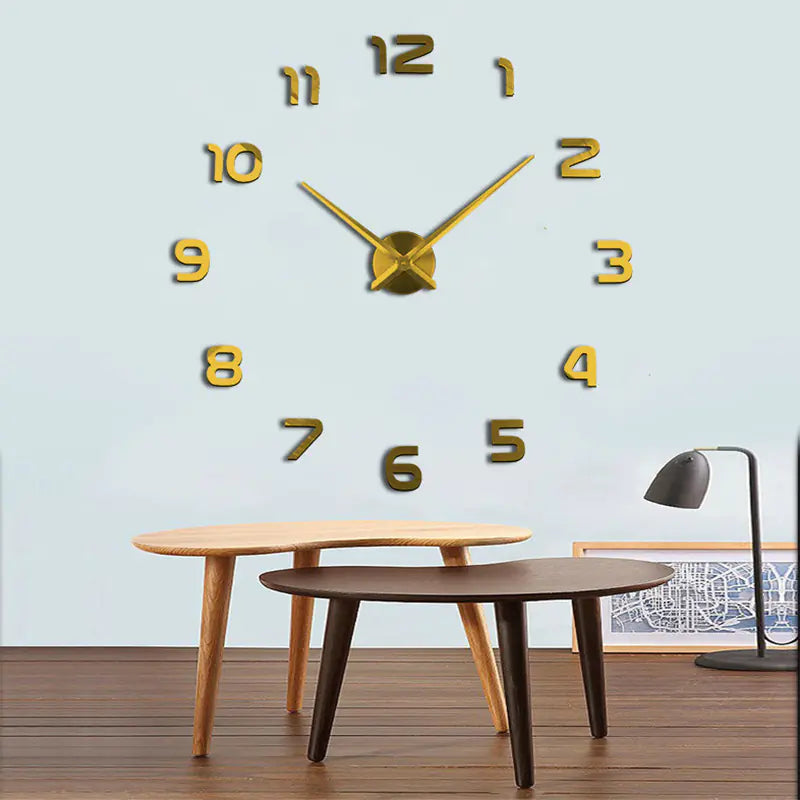 Artistic Wall Clock for Living Room Décor