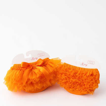 Orange Ruffle Tutu Bloomer
