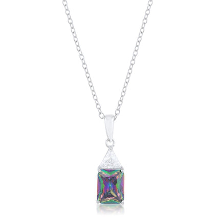 Classic Mystic Cubic Zirconia Drop Necklace